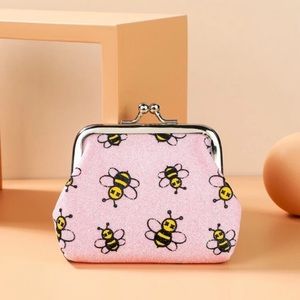 Bee pattern coin purse